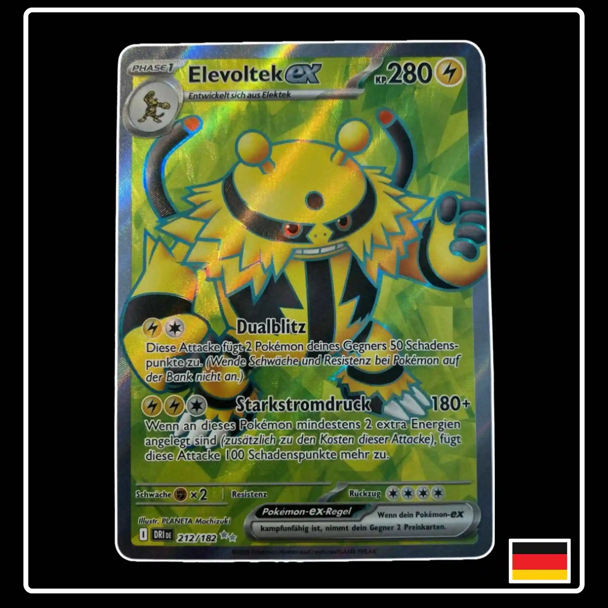 Elevoltek ex Full Art 212/182 Pokemon Ewige Rivalen