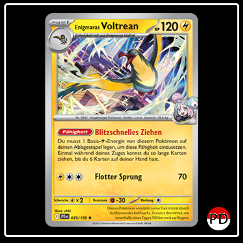 Enigmaras Voltrean 055/159 Pokemon Reisegefährten