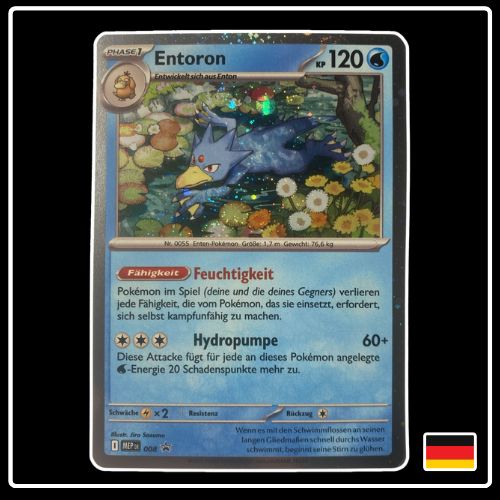 Entoron Holo MEP DE 008 Mega Entwicklung Black Star Promo