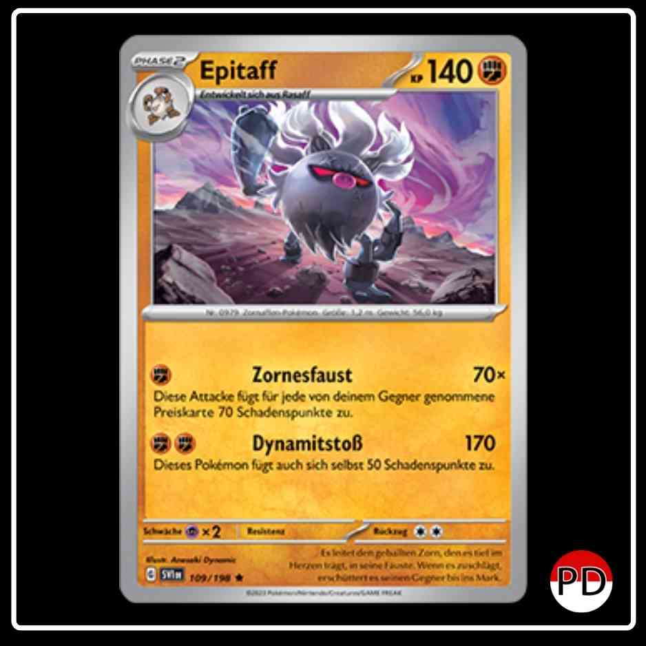 Epitaff 109/198 Pokemon