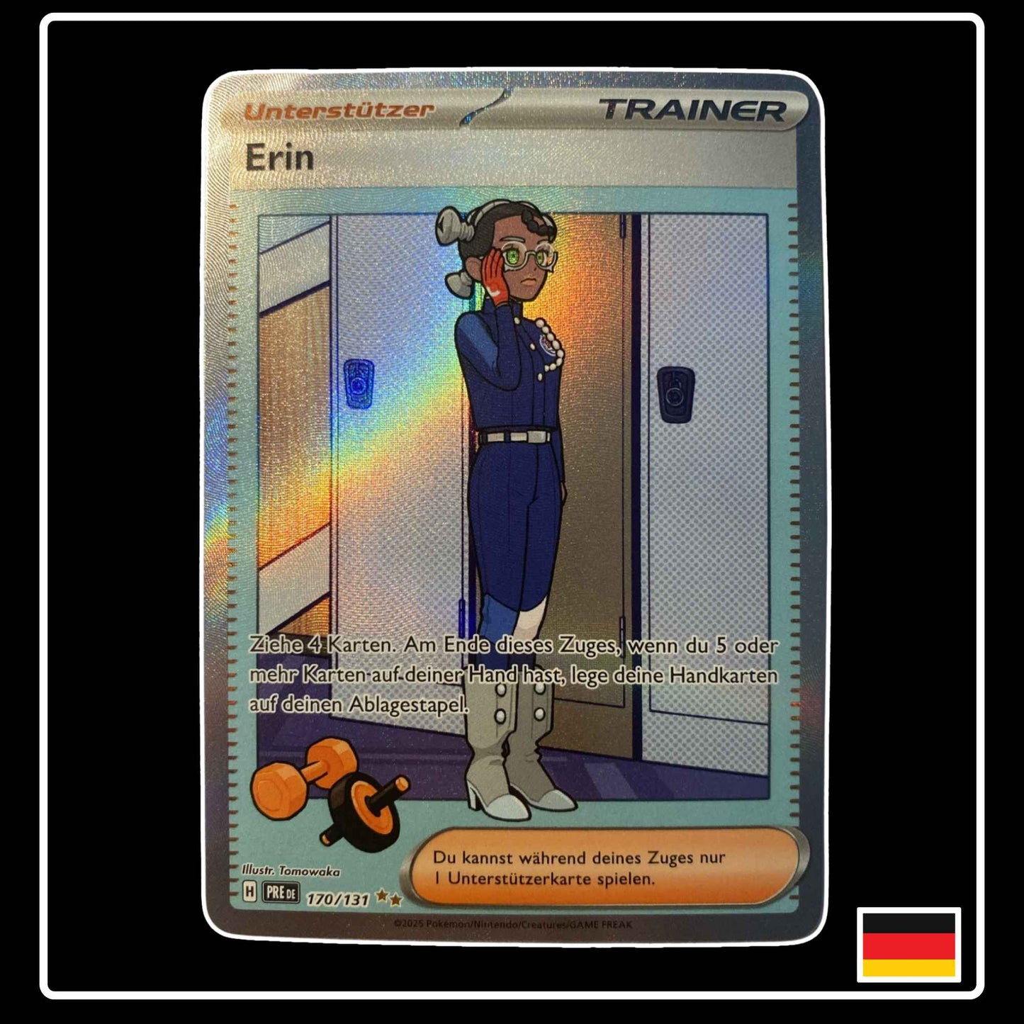 Erin Special Illustration Rare Pokémon Karte – Prismatische Entwicklungen, Deutsch, holografisch, selten