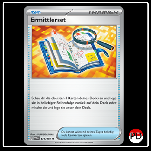 Ermittlerset 171/191 Pokemon Stürmische Funken