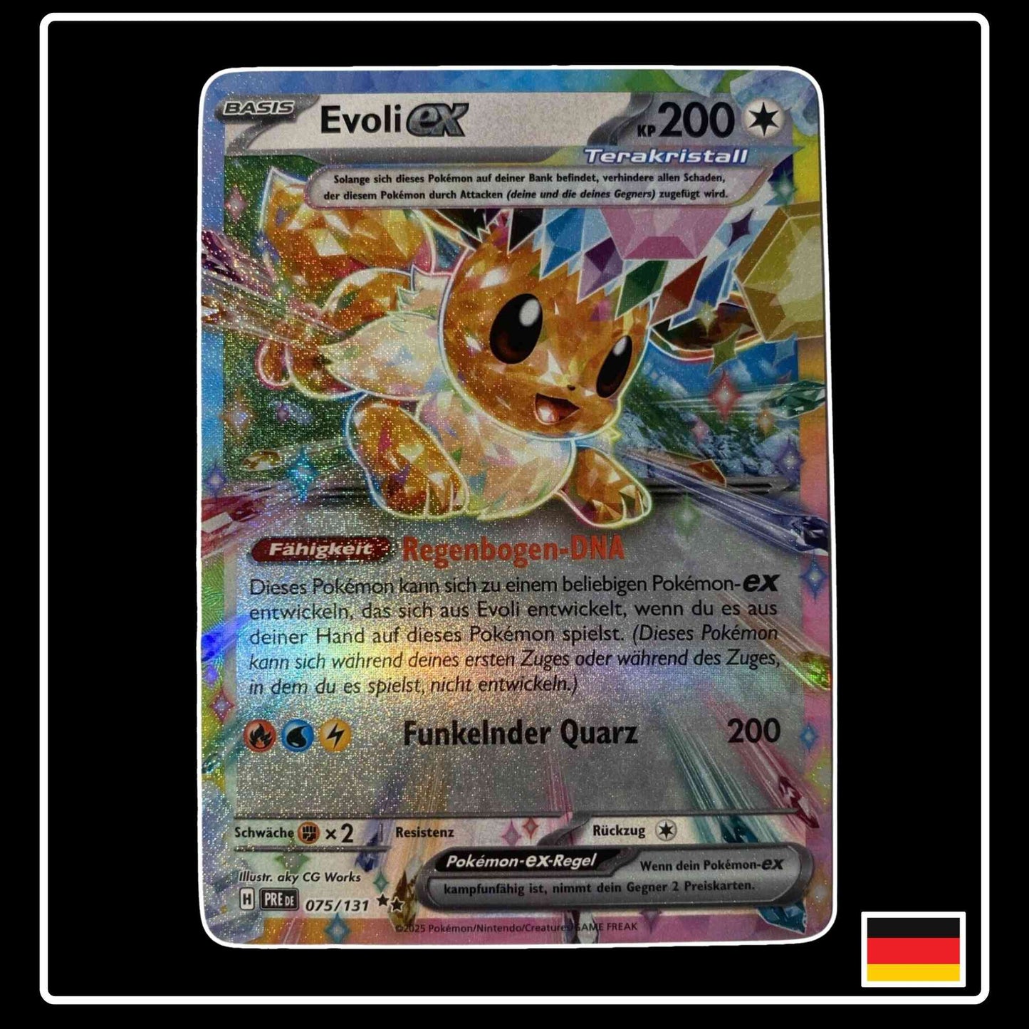 Evoli ex 075/131 Pokemon Prismatische Entwicklungen