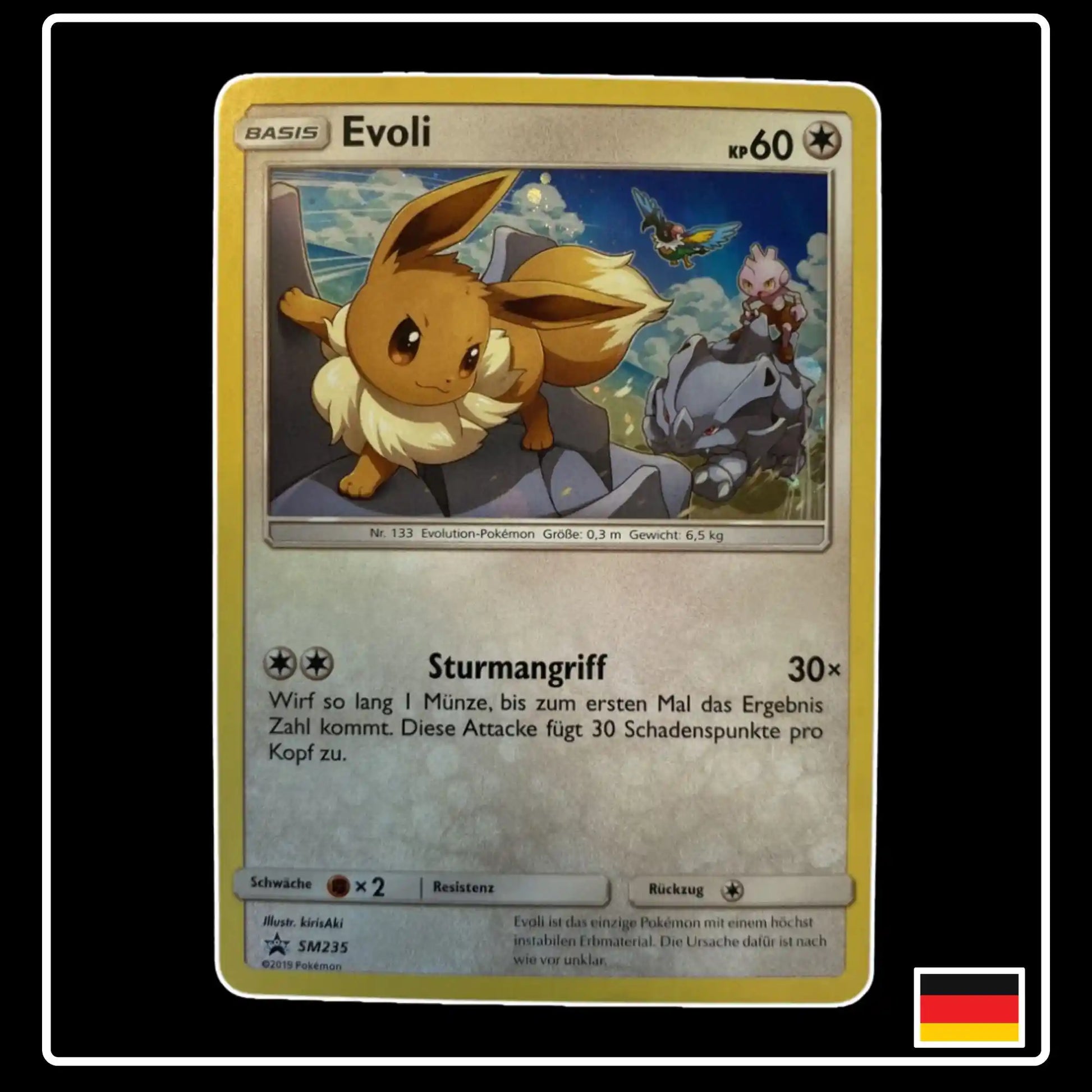 Evoli HOLO SM235 Pokemon SM Black Star Promo