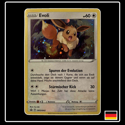 Evoli SWSH042 Pokemon Black Star Promo Karte