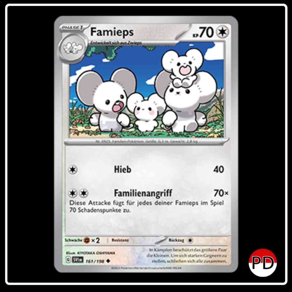 Famieps 161/198 Pokemon
