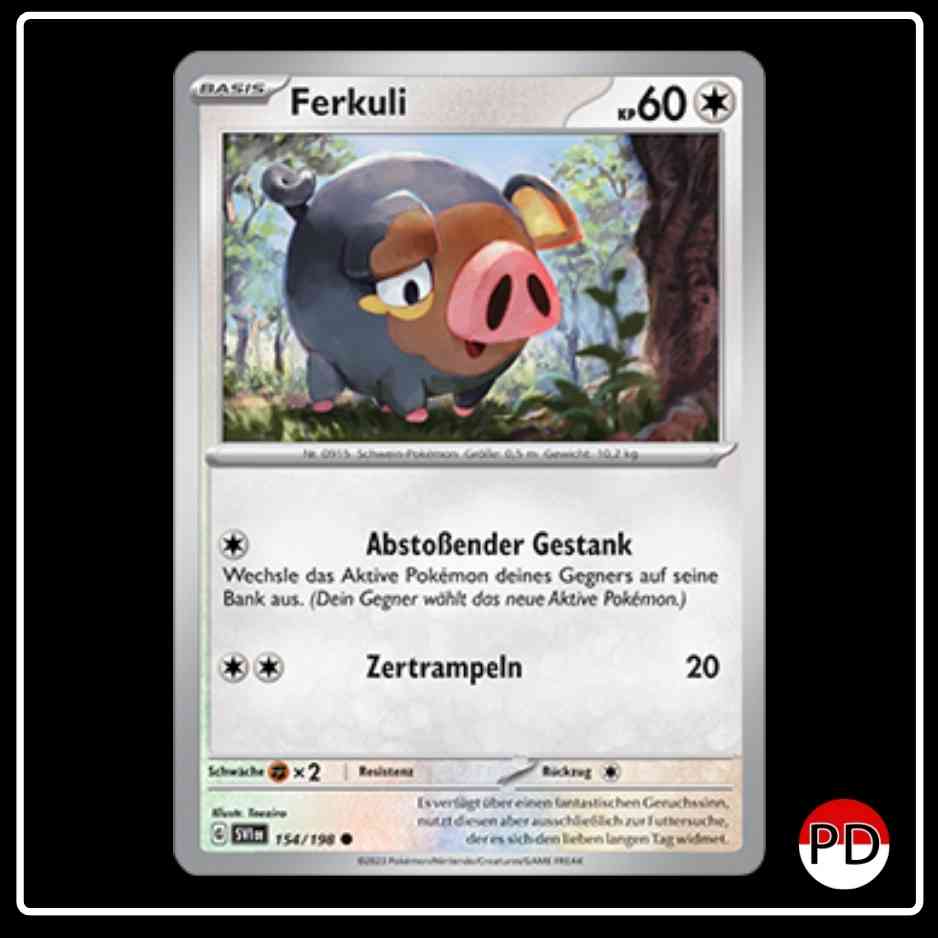 Ferkuli 154/198 Pokemon