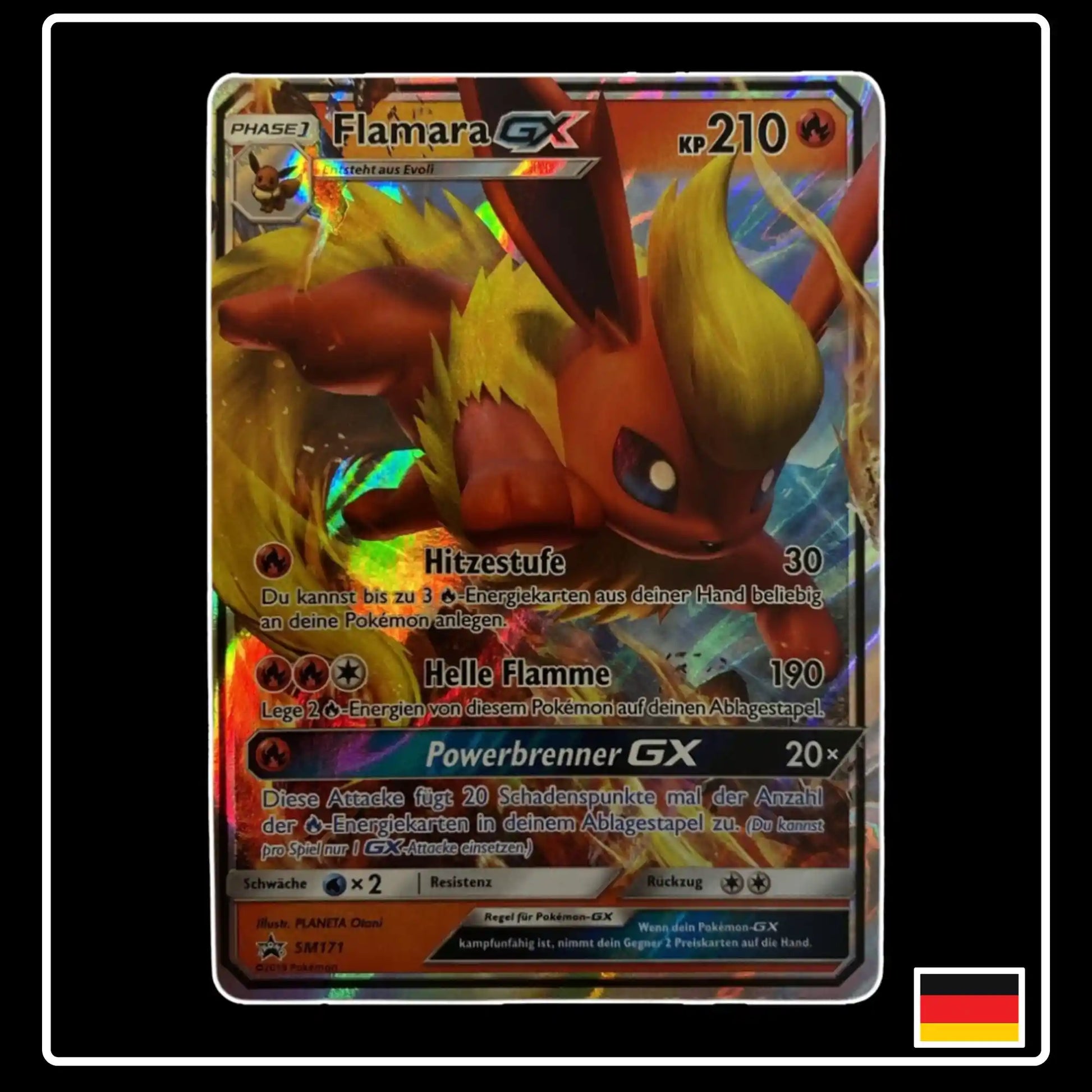 Flamara GX SM171 Pokemon SM Black Star Promo