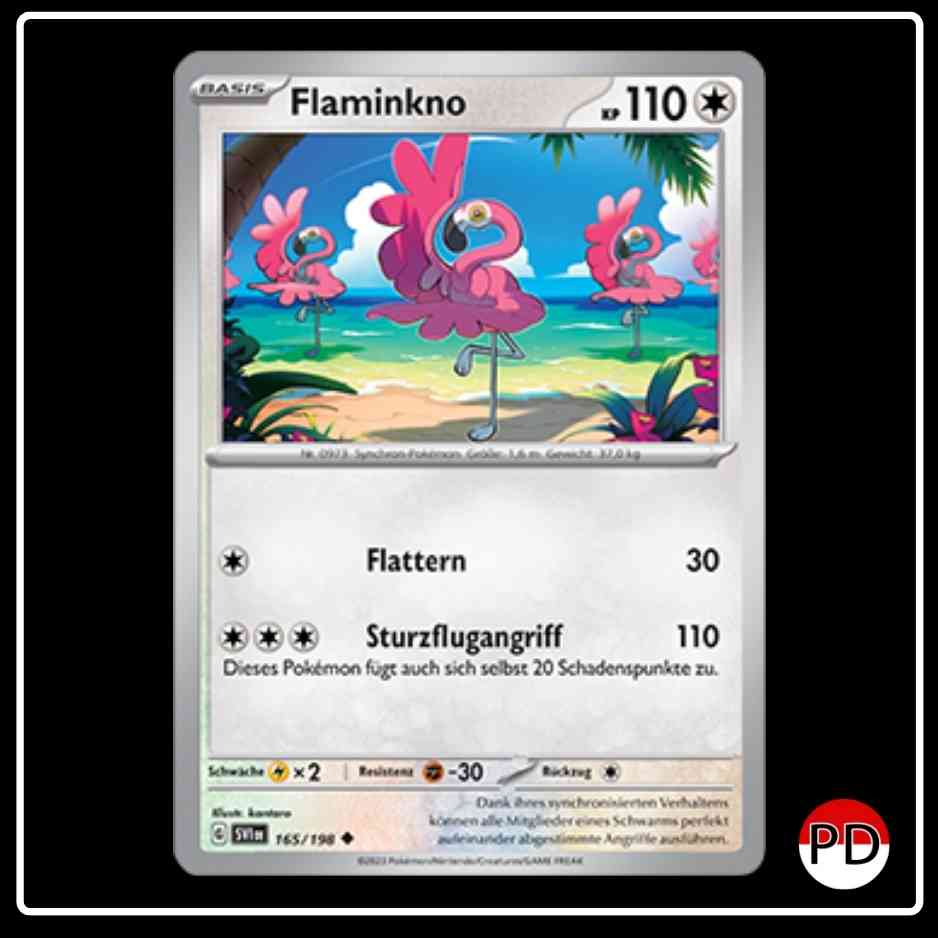 Flaminkno 165/198 Pokemon Karmesin & Purpur
