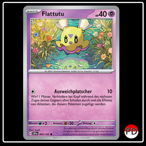 Flattutu 094/191 Pokemon Stürmische Funken