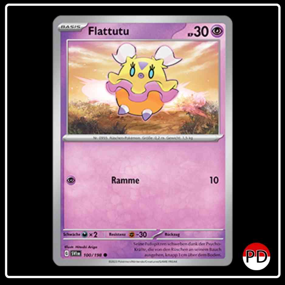 Flattutu 100/198 Pokemon Karmesin & Purpur