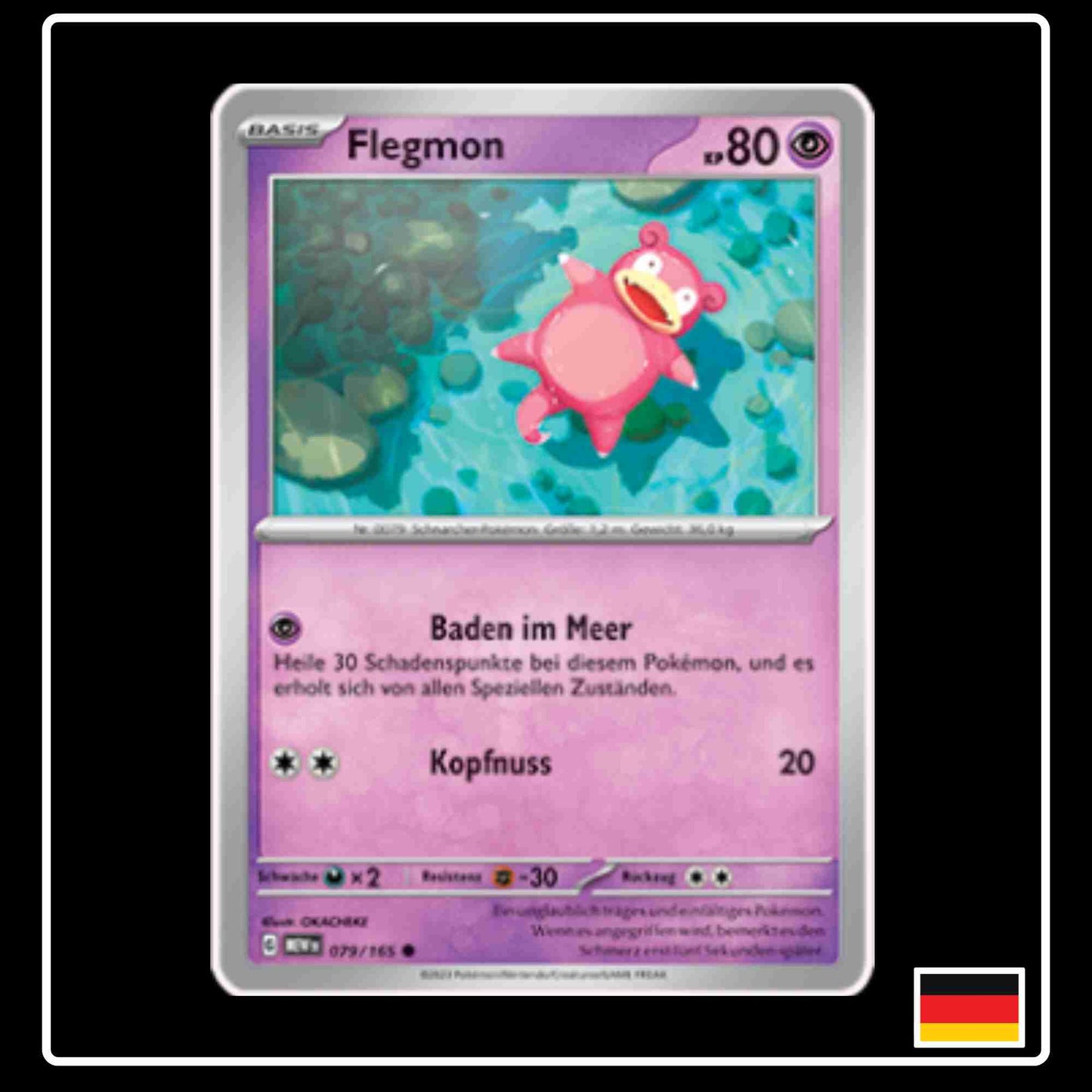 Flegmon 079/165 aus dem Pokemon Set Karmesin & Purpur 151