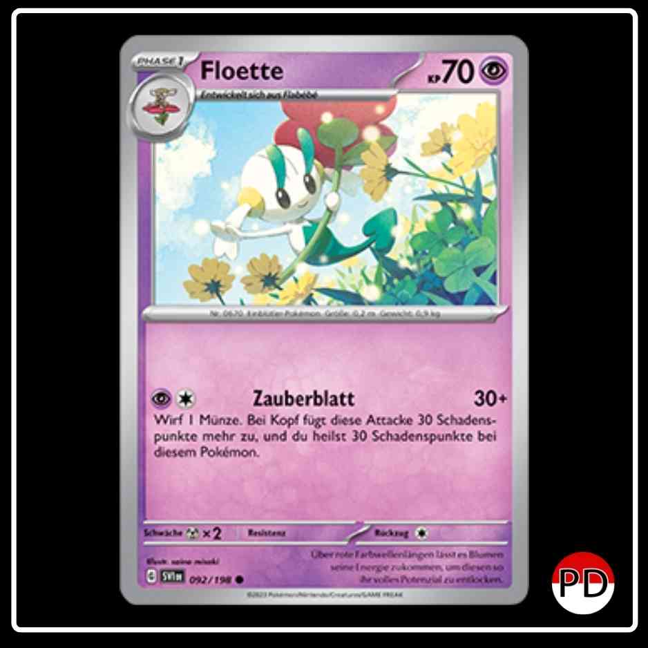 Floette 092/198 Pokemon Karmesin & Purpur