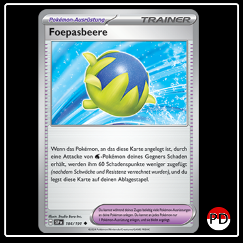 Foepasbeere 184/191 Pokemon Stürmische Funken