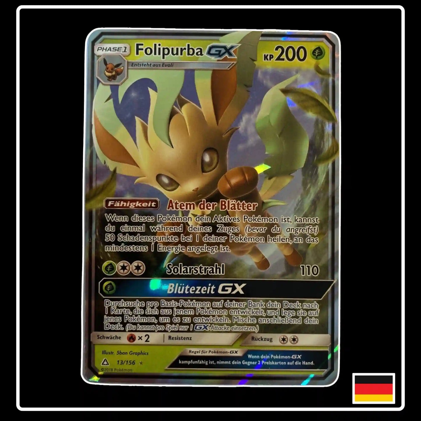 Folipurba GX 13/156 Pokemon Ultra-Prisma