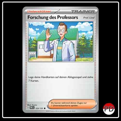 Forschung des Professors 123/131 Pokemon Prismatische Entwicklungen