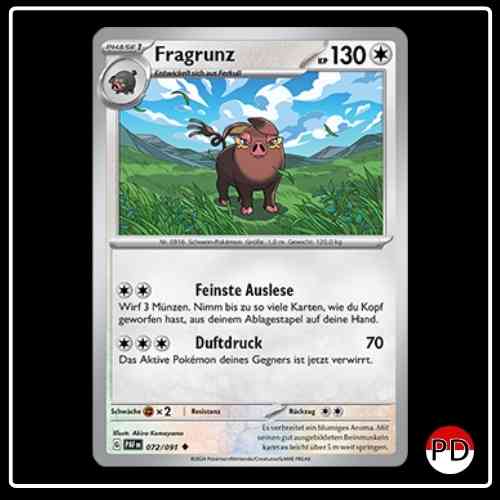 Fragrunz 072/091 Pokemon Paldeas Schicksale