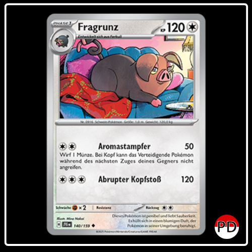 Fragrunz 140/159 Pokemon Reisegefährten