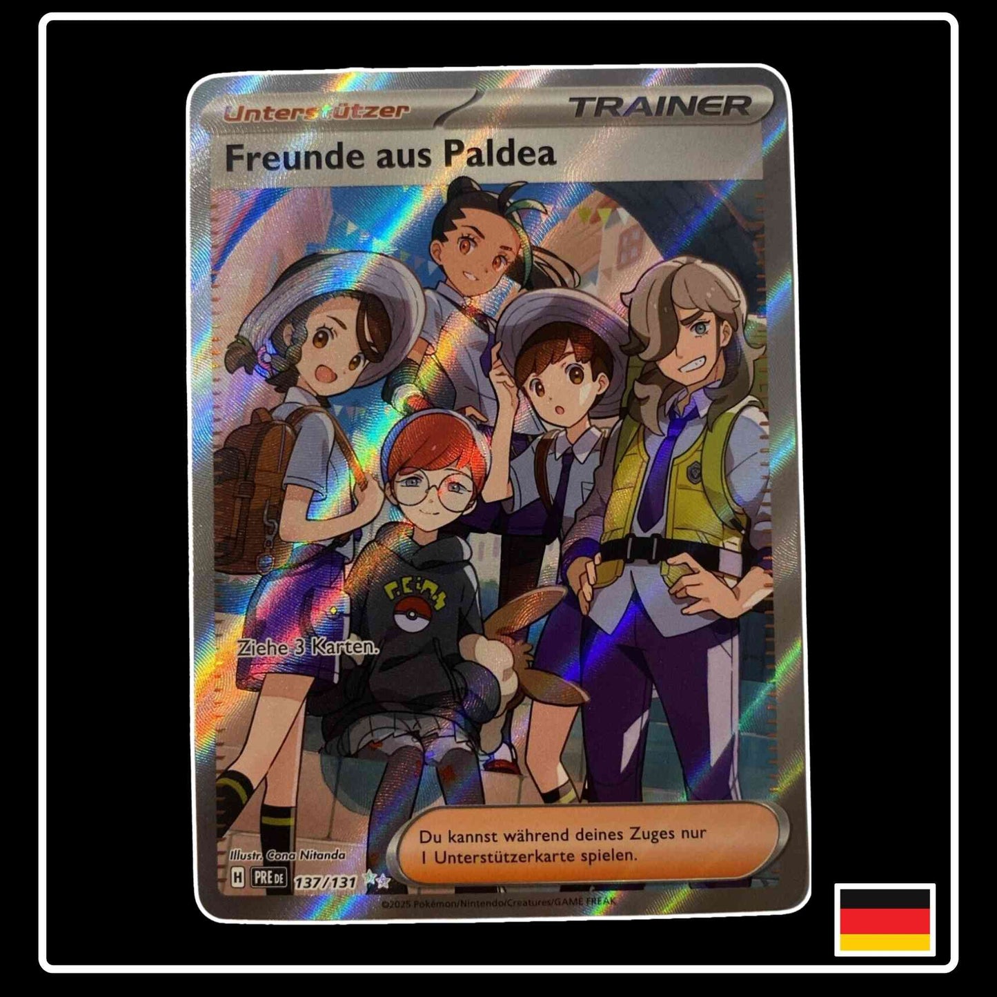 Freunde aus Paldea Trainer Full Art 137/131 Prismatische Entwicklungen