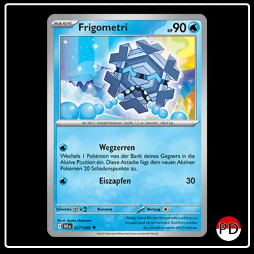 Frigometri 027/086 Pokemon Schwarze Blitze