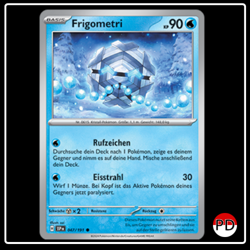 Frigometri 047/191 Pokemon Stürmische Funken Sammelkarten