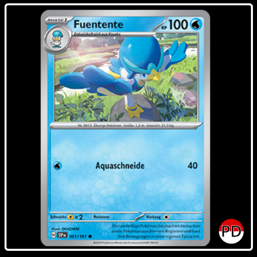 Fuentente 051/191 Pokemon Stürmische Funken