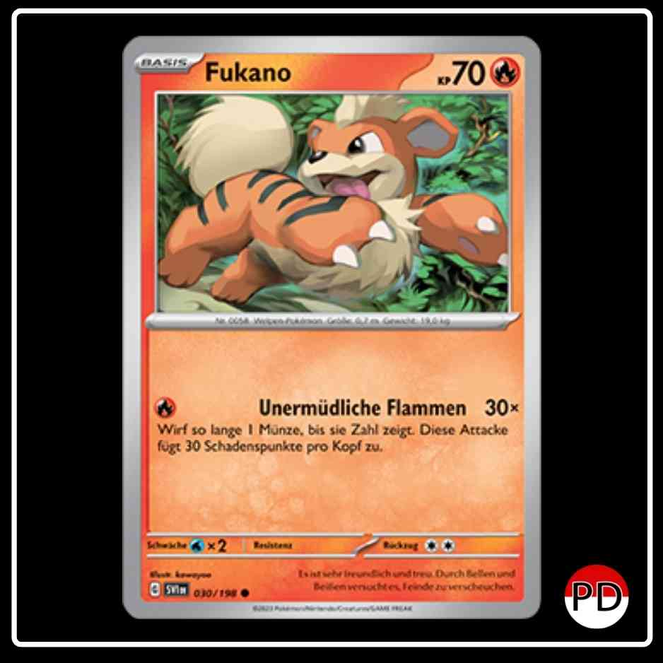 Fukano 030/198 Pokemon Karmesin & Purpur