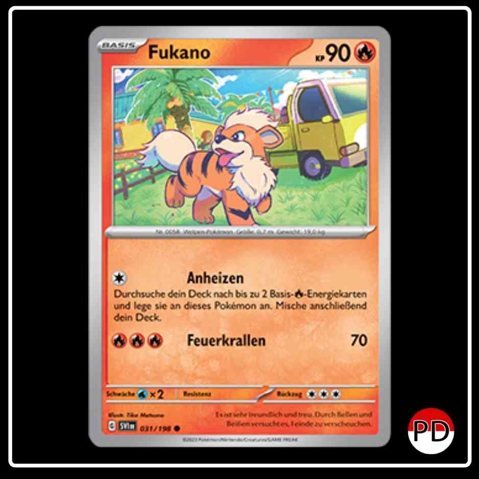 Fukano 031/198 Pokemon Karmesin & Purpur