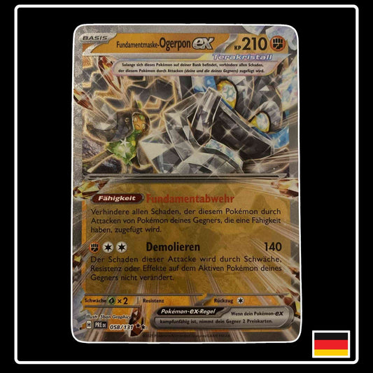 Fundamentmaske-Ogerpon ex 058/131 Pokemon Prismatische Entwicklungen