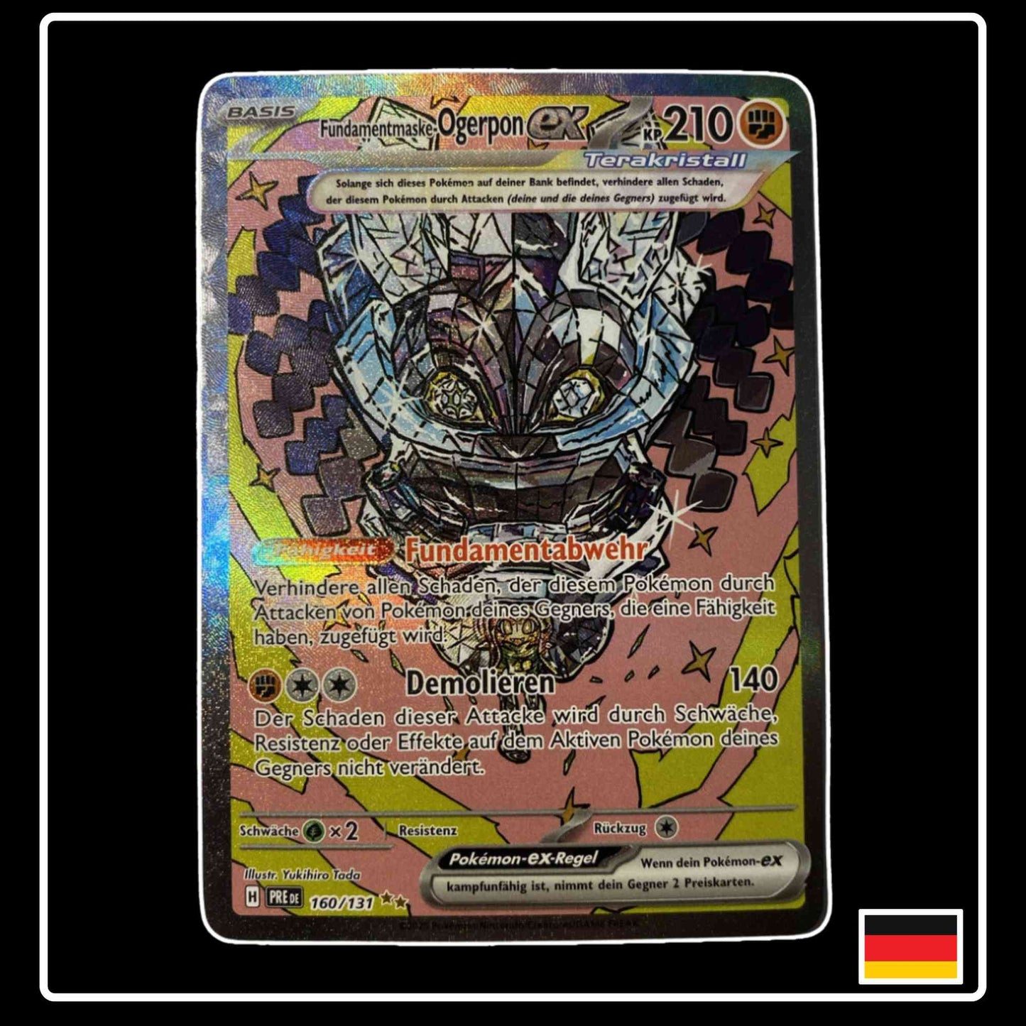 Fundamentmaske-Ogerpon ex 160/131 Pokemon Prismatische Entwicklungen