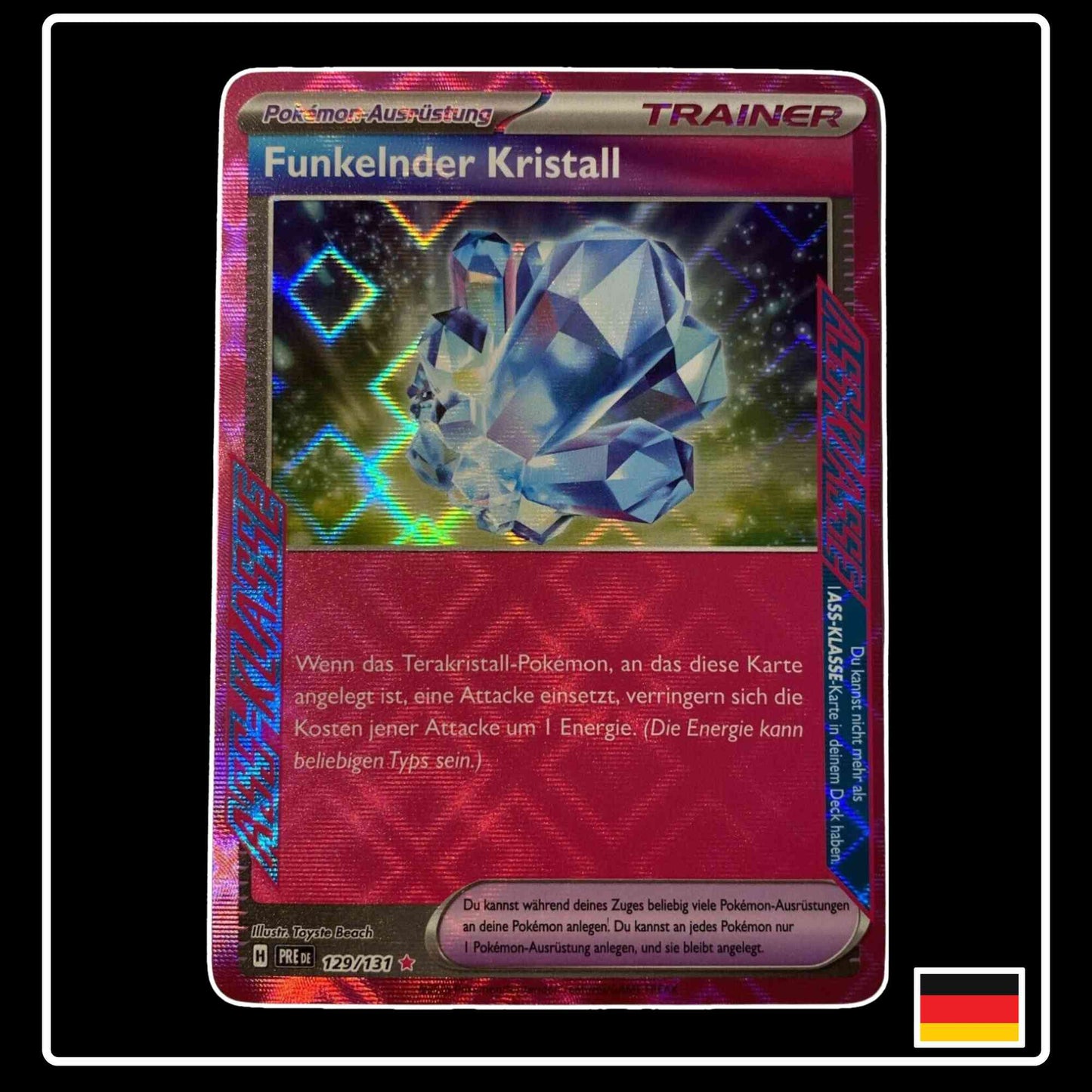 Funkelnder Kristall ASS 129/131 Prismatische Entwicklungen