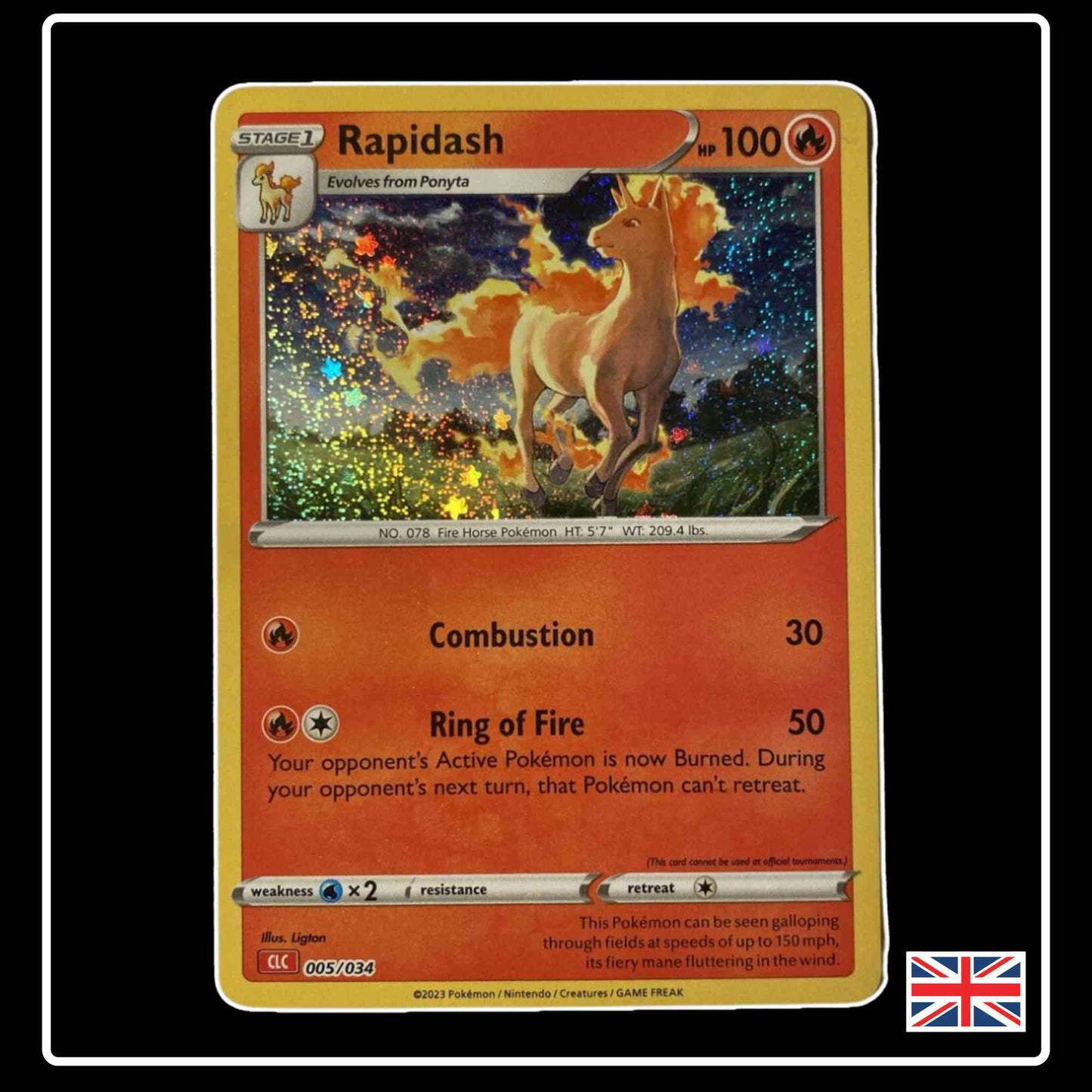 Gallopa 005/034 CLC Pokemon TCG Classic Collection