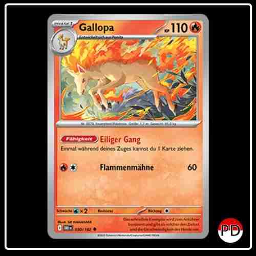 Gallopa 030/182 Pokemon Ewige Rivalen