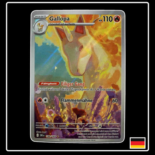 Gallopa Illustration Rare 189/182 Pokemon Ewige Rivalen