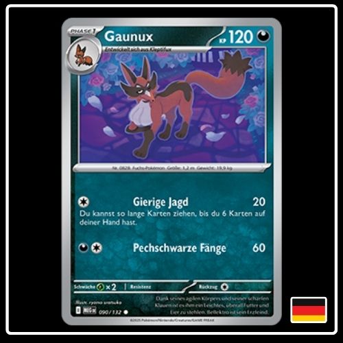 Gaunux 090/132 Pokemon Mega Entwicklung