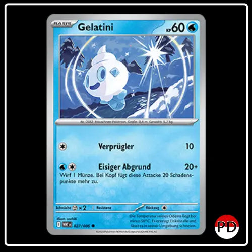 Gelatini 027/086 Pokemon Weisse Flammen