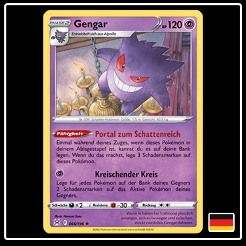 Gengar 066/196 Pokemon Verlorener Ursprung