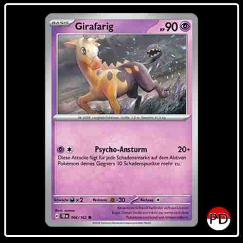 Girafarig 066/162 Pokemon Gewalten der Zeit