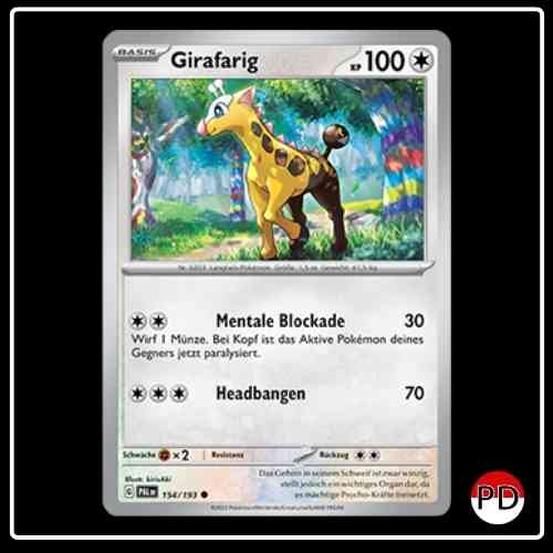 Girafarig 154/193 Pokemon