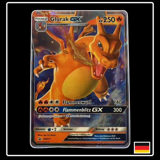 Glurak GX SM211 Pokemon SM Black Star Promo