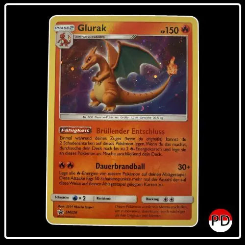 Glurak SM226 Pokemon Black Star Promo