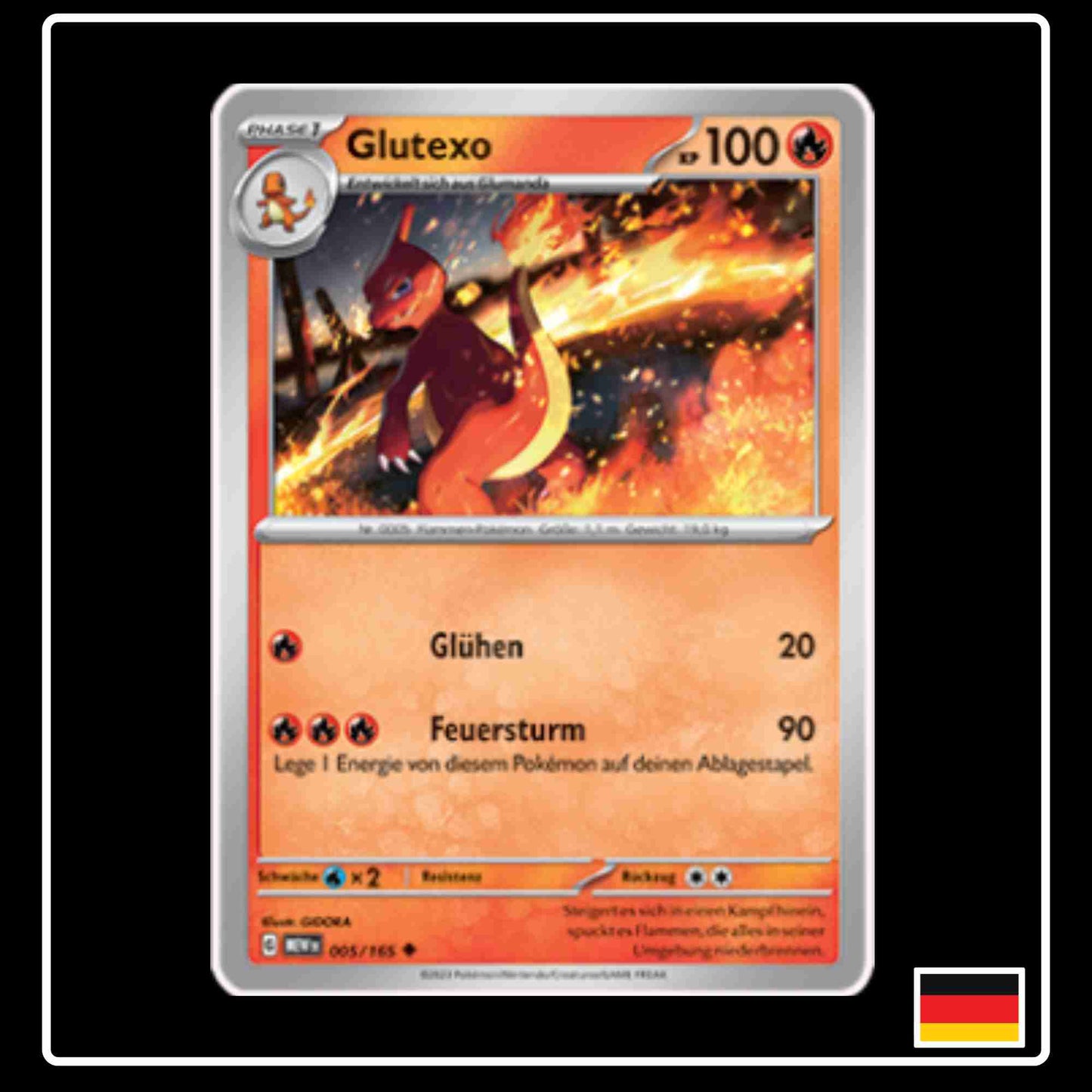 Glutexo 005/165 aus dem Pokemon Set Karmesin & Purpur 151