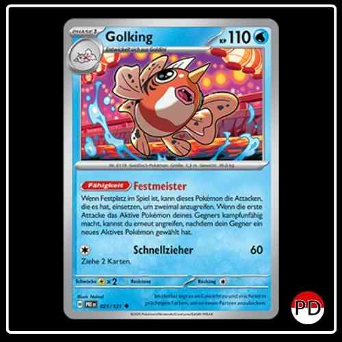 Golking 021/131 Pokemon Prismatische Entwicklungen