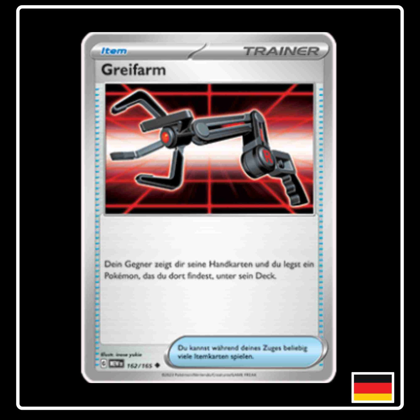 Greifarm 162/165 aus dem Pokemon Set Karmesin & Purpur 151