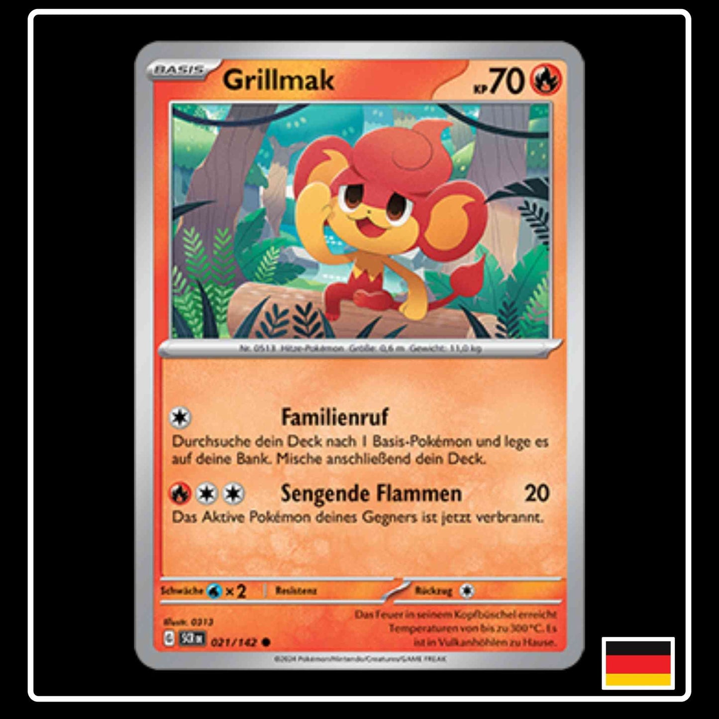 Grillmak 021/142 Pokemon Stellarkrone