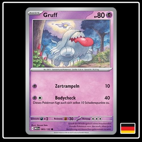 Gruff 065/132 Pokemon Mega Entwicklung