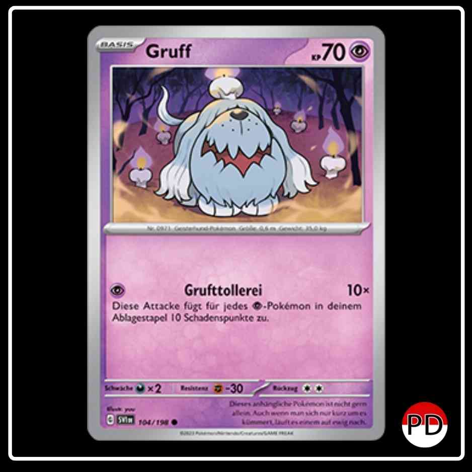 Gruff 104/198 Pokemon Karmesin & Purpur