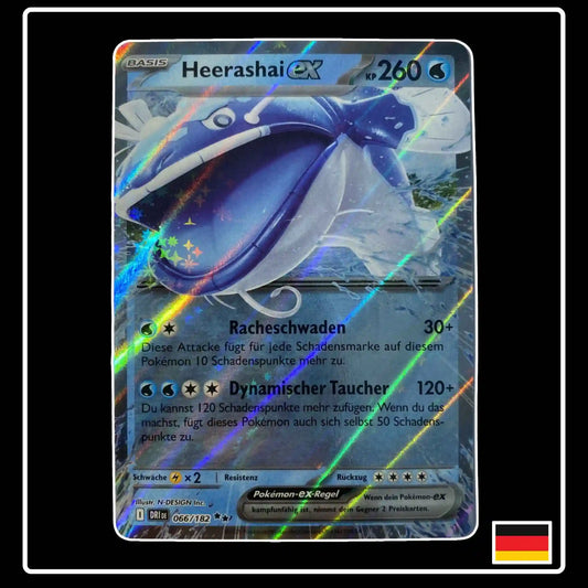 Heerashai ex 066/182 Pokemon Ewige Rivalen