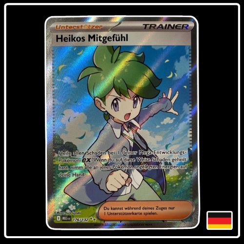 Heikos Mitgefühl Trainer Full Art 176/132 Pokemon Mega Entwicklung