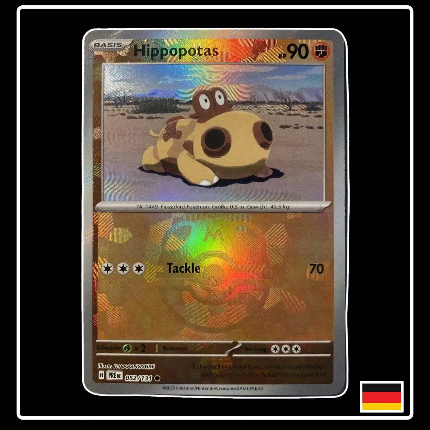 Hippopotas Meisterball Pokemon Prismatische Entwicklungen